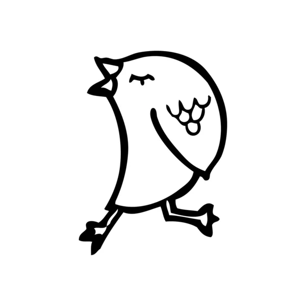 Zabawna kreskówka ptaków — Wektor stockowy