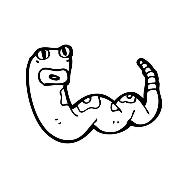 Desenhos animados de cobra — Vetor de Stock