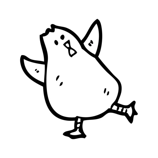 Cartoon chick — Stock Vector