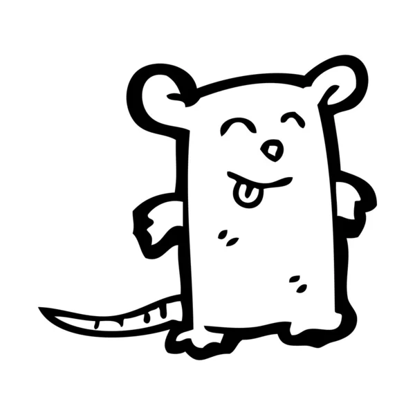 マウスの漫画 — ストックベクタ