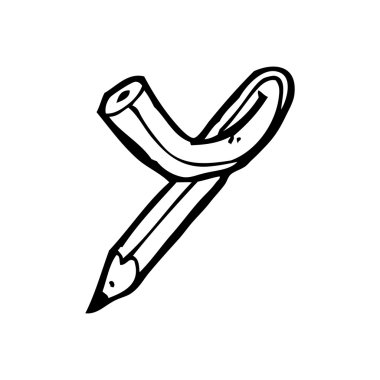 kalem şekilli harf y