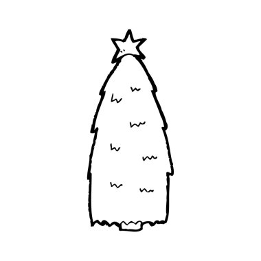Xmas ağacı karikatür