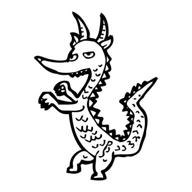 Welsh dragon cartoon