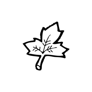 Maple leaf karikatür