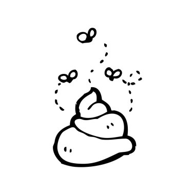 Brüt sahte kaka karikatür