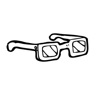 gözlük karikatür