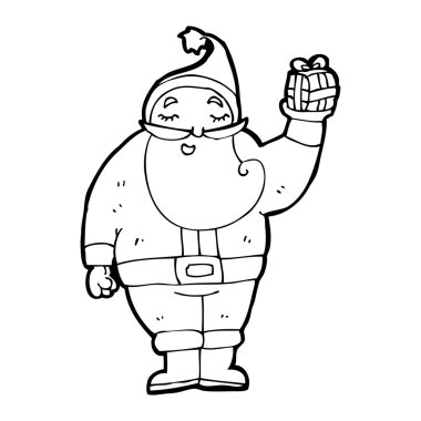 sallanan Noel Baba çizgi film