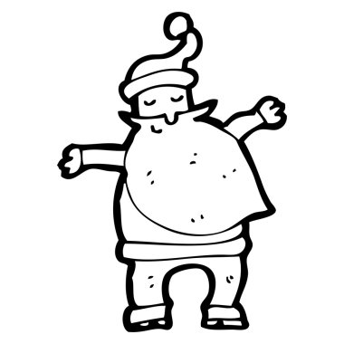 sallanan Noel Baba çizgi film