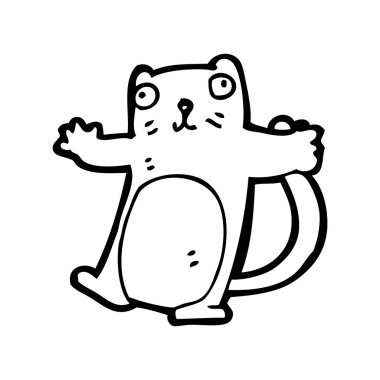 kedi çizgi film dans