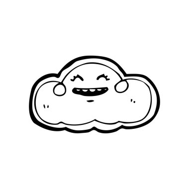 mutlu bulut karikatür