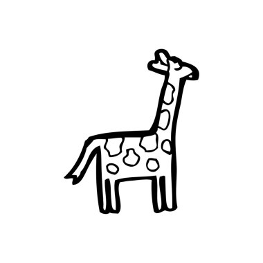 zürafa karikatür