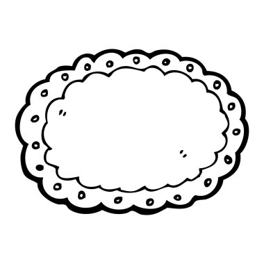 karikatür fırfırlı kenarlık