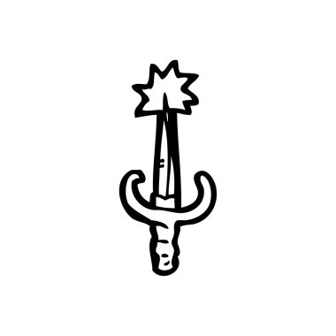 sihirli hançer karikatür