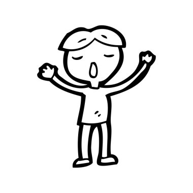 adam şarkı karikatür