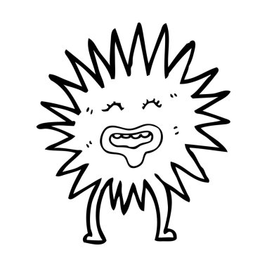 Deniz kestanesi çizgi film karakteri