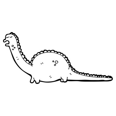 uzun dinozor karikatür