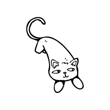 ciddi kedi çizgi film