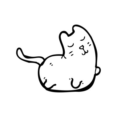 şişman kedi çizgi film