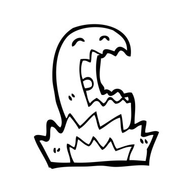 görünen karikatür hayalet