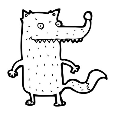 mutlu kurt karikatür