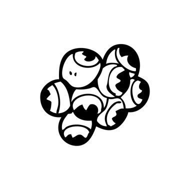 Cadılar Bayramı gözleri çizgi film