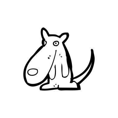 uzun burunlu çirkin köpek çizgi film