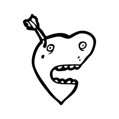 çizgi film vurdu aşk