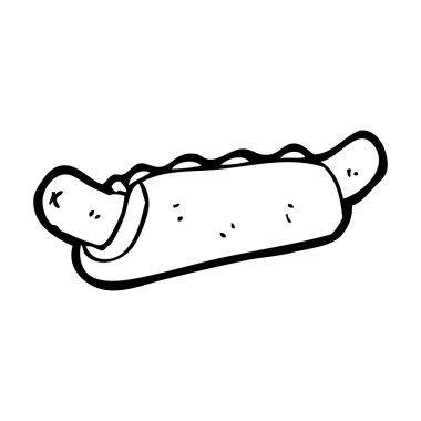 karikatür hotdog