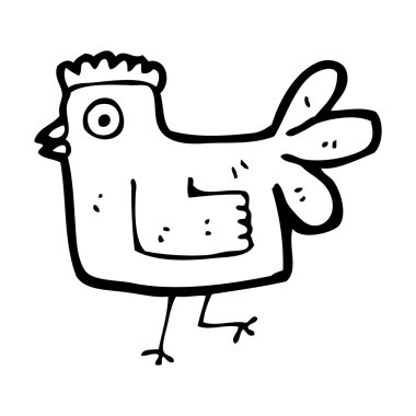 tavuk yürüyen çizgi film