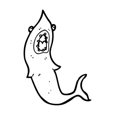 Çizim köpekbalığı saldırısı