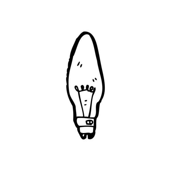 Žárovka karikatura — Stockový vektor