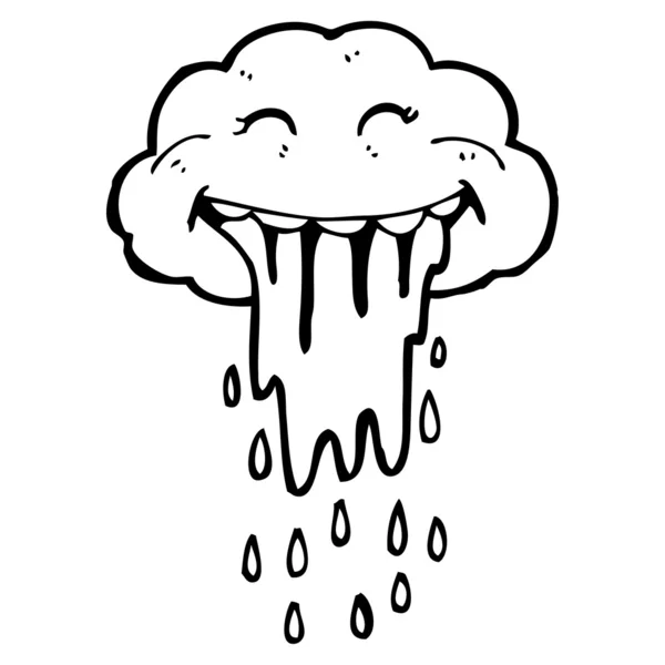 Raincloud cartoon — Stock vektor