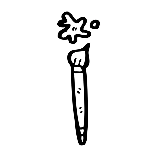 Paintbrush lettre de dessin animé I — Image vectorielle