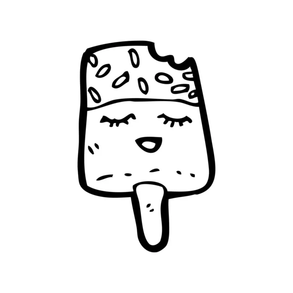Caricatura de lolly hielo — Archivo Imágenes Vectoriales