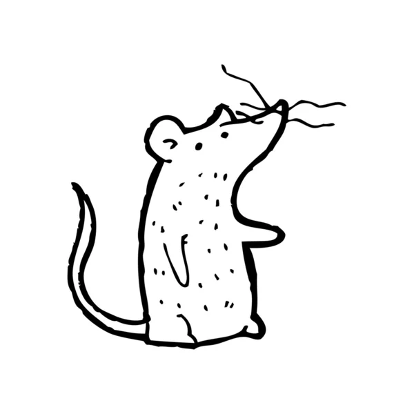 Caricature de souris — Image vectorielle