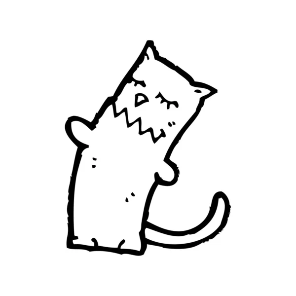 Γάτα γελοιογραφία — Διανυσματικό Αρχείο