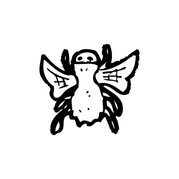 Summende Bienen-Karikatur — Stockvektor