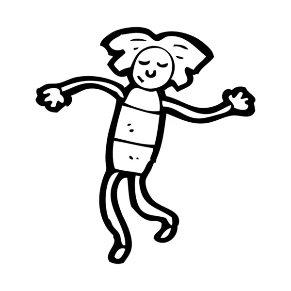 Cartoon rag doll — Stockvector