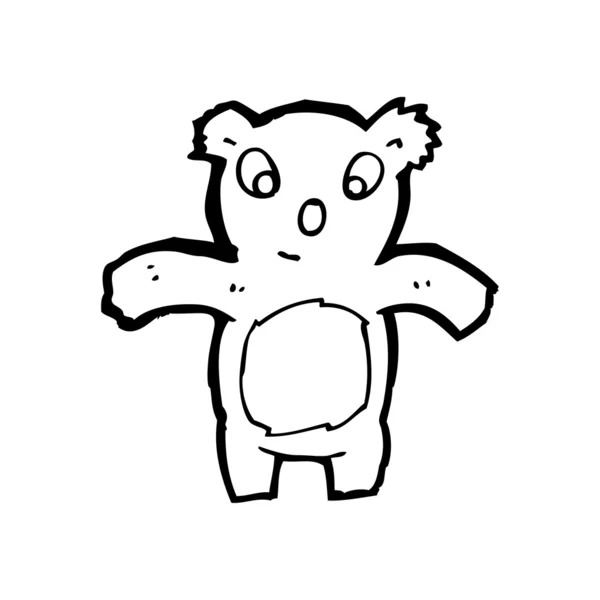 Caricature koala — Image vectorielle