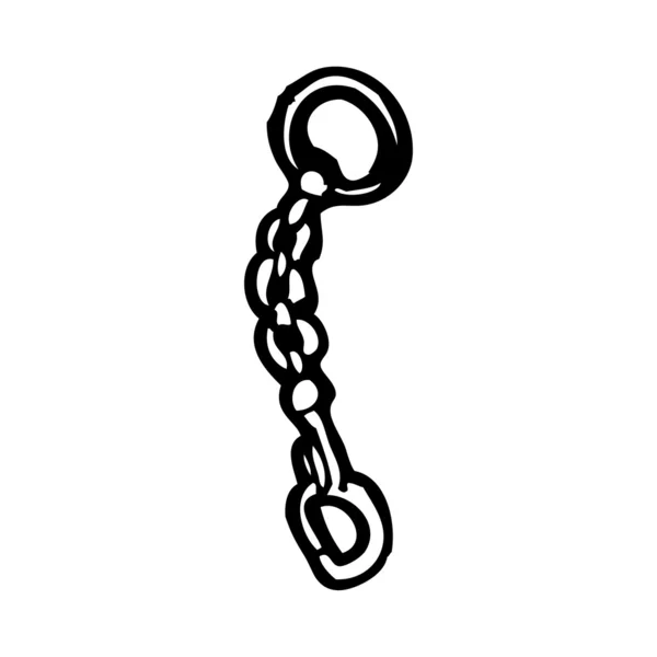 绘图的钥匙链 — 图库矢量图片