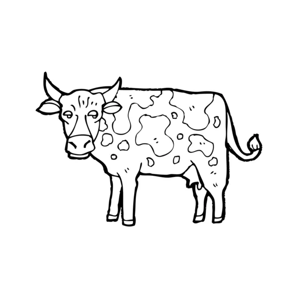 Vaca de dibujos animados — Archivo Imágenes Vectoriales