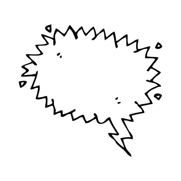 Pensée bulle dessin animé — Image vectorielle