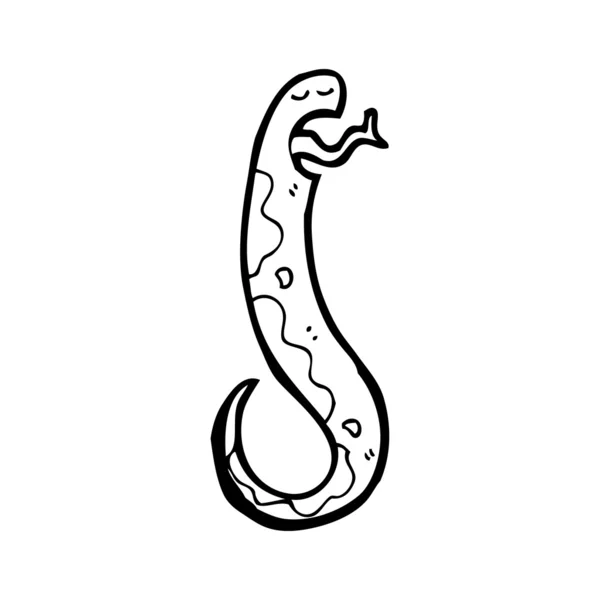 蛇嘶卡通 — 图库矢量图片