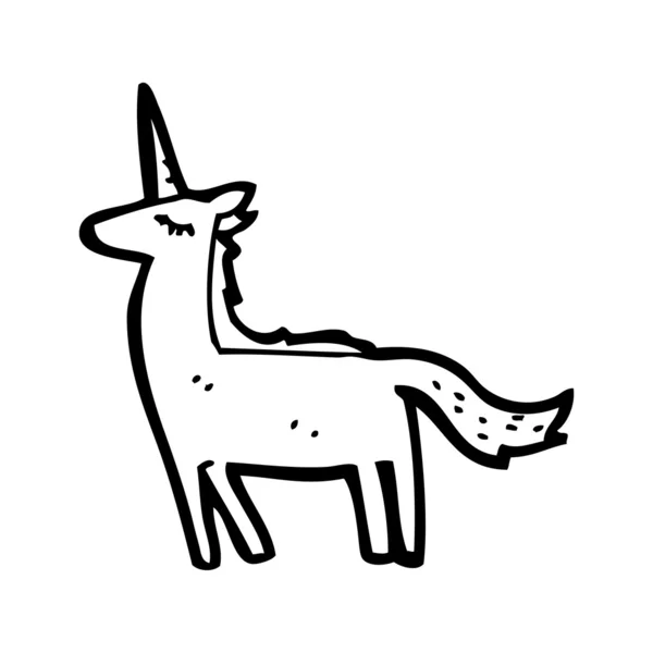 Dibujos animados unicornio — Archivo Imágenes Vectoriales