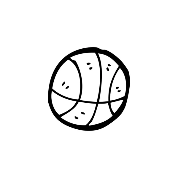 Баскетбольный мультфильм — стоковый вектор