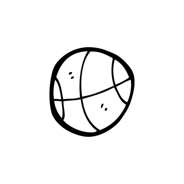 Desenhos animados de basquete — Vetor de Stock