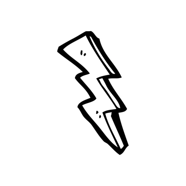 Lightning bolt, rajz — Stock Vector