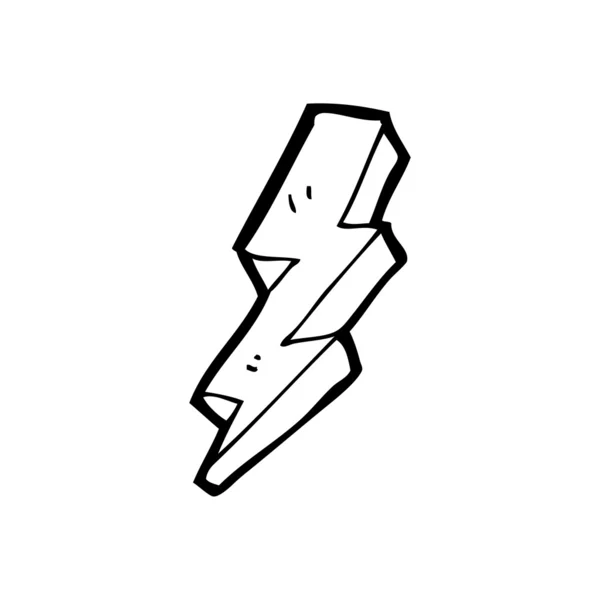 Lightning bolt, rysunek — Wektor stockowy