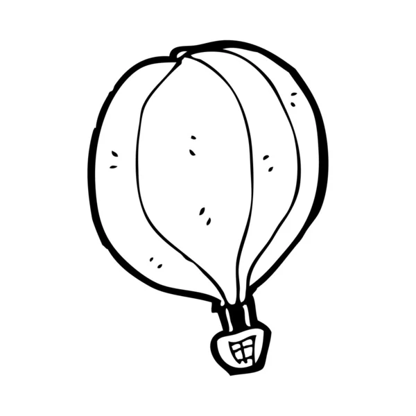 Varm luft ballong cartoon — Stock vektor