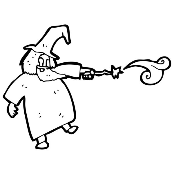 Wizard cartoon — Stock Vector